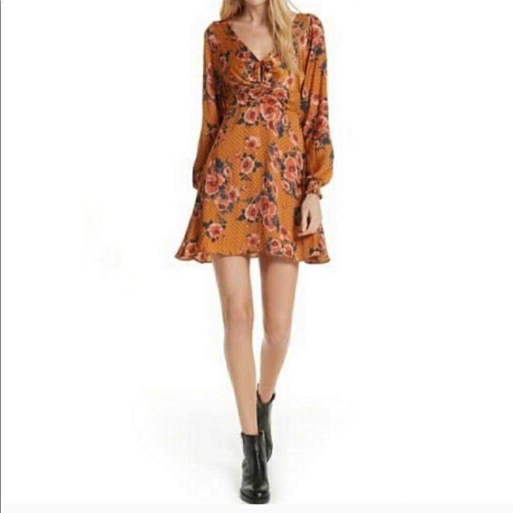 Free People Morning Light Mini Dress